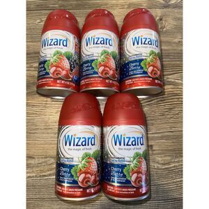 Wizard Cherry Berry 🍒 Automatic Spray Refill, Lot of 5. 4 oz.ea